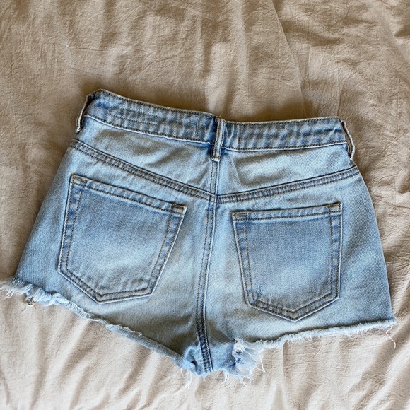 Pacsun denim high-rise shorts - Picture 2 of 4